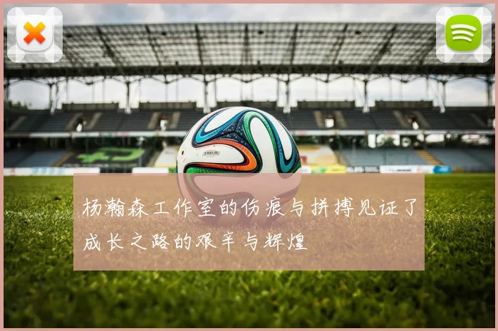 杨瀚森工作室的伤痕与拼搏见证了成长之路的艰辛与辉煌